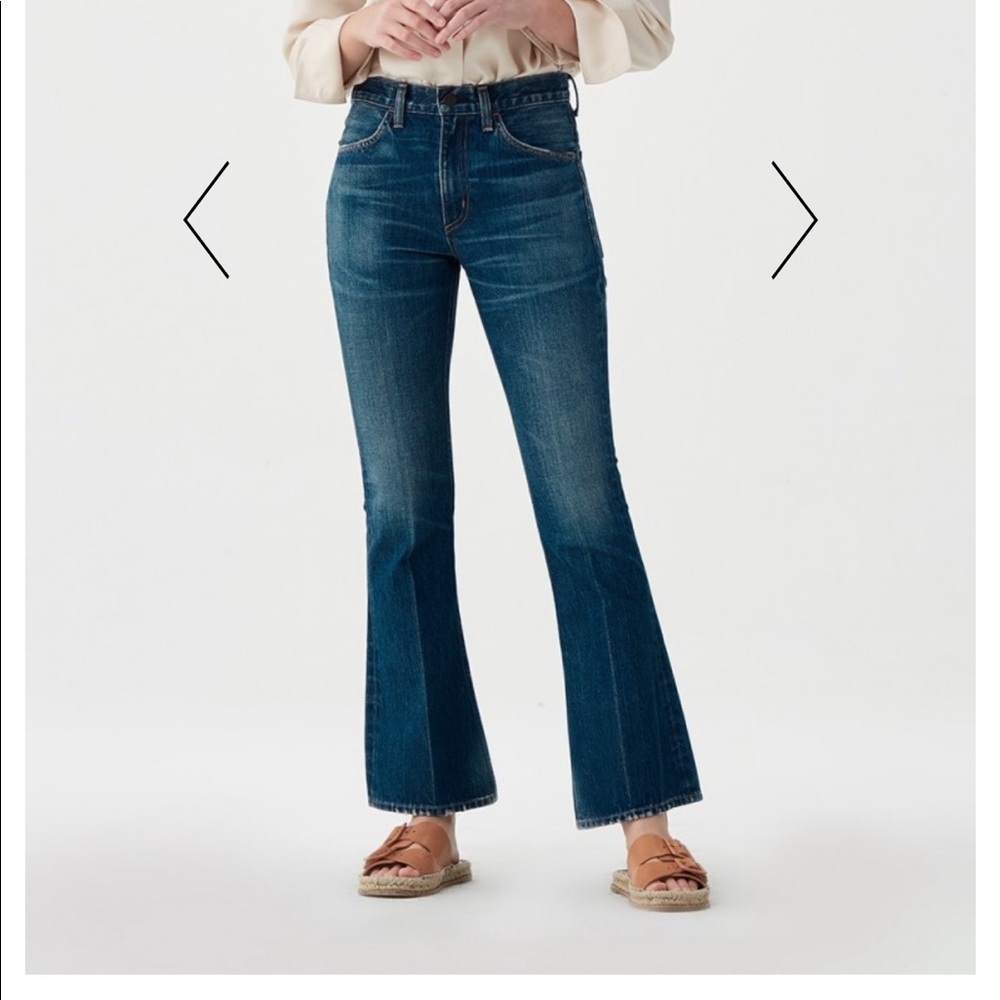 Citizens of Humanity Kaya mid rise kick flare jean